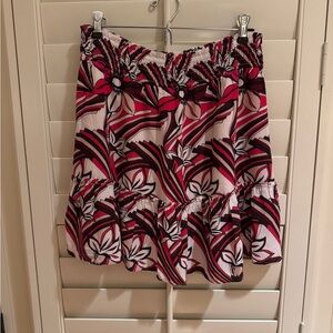 Anthropologie Floral Patterned Skirt